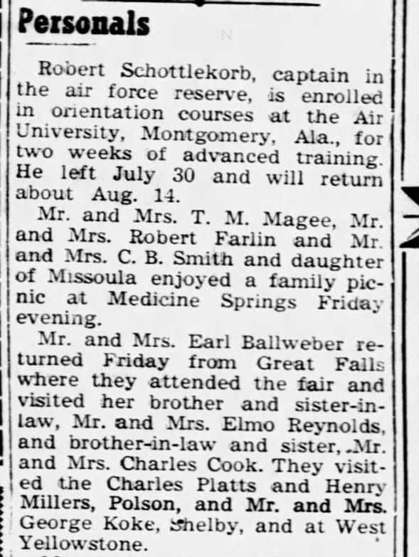Elmo Charles Reynolds and Mildred Erickson Reynolds Mentioned